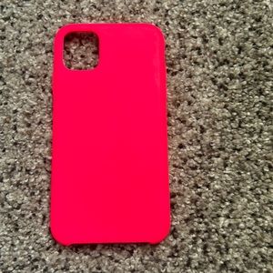 neon pink iPhone 11 case